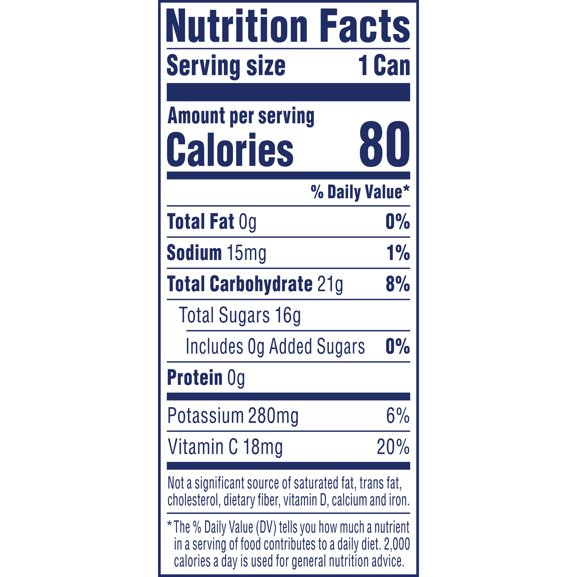 Nutrition Label